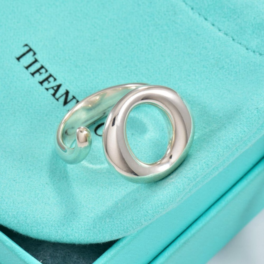 Very Unique Tiffany & Co. Elsa Peretti Sevillana Ring - Sz 4